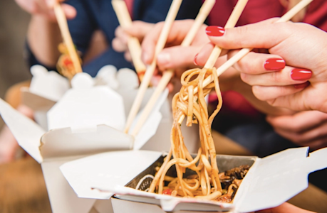 Chinese food delivery containers