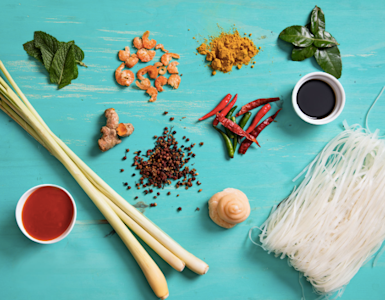 Most common Thai food ingredients