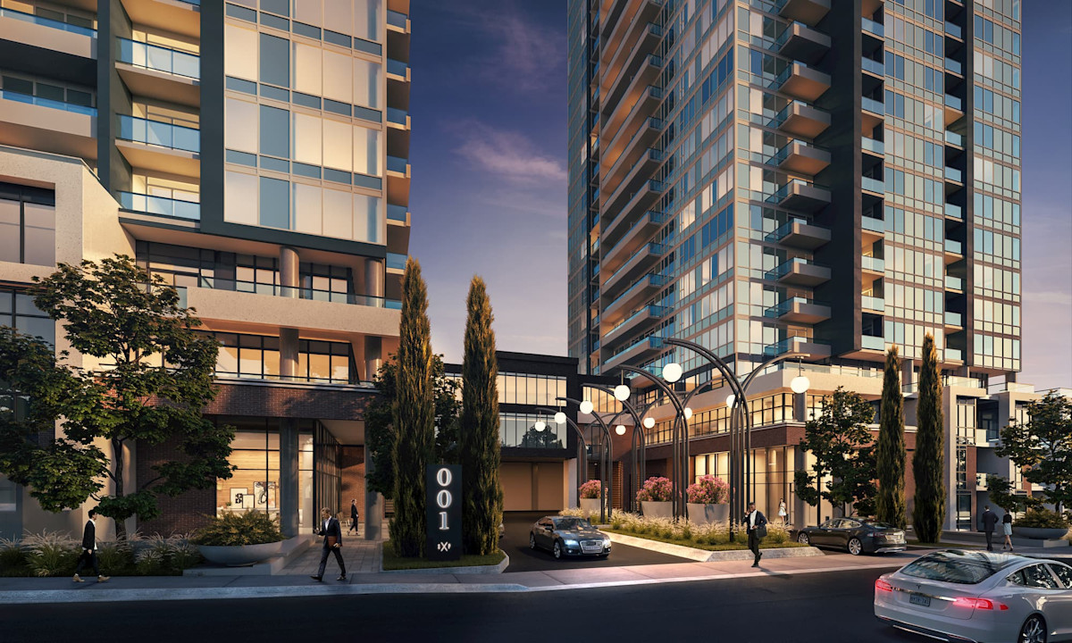 Rendering of the exterior of Union Towers