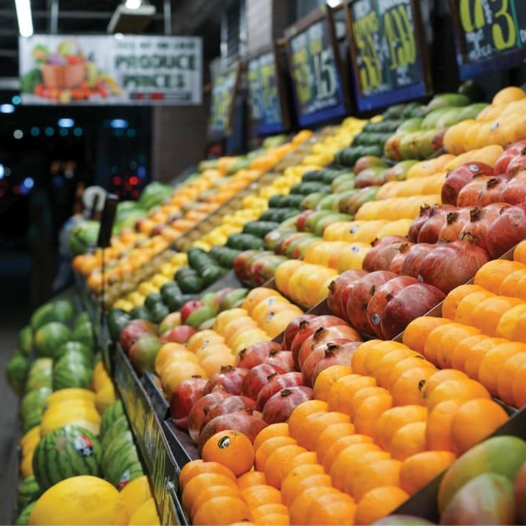 Produce in a market