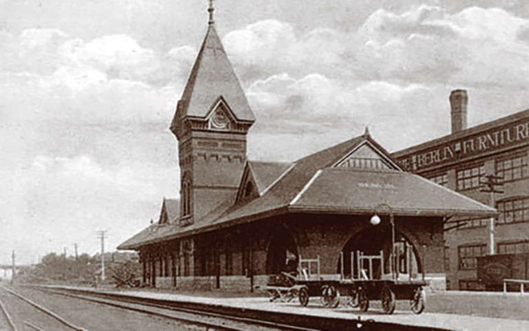 Berlin Station on the Grand Trunk Railway