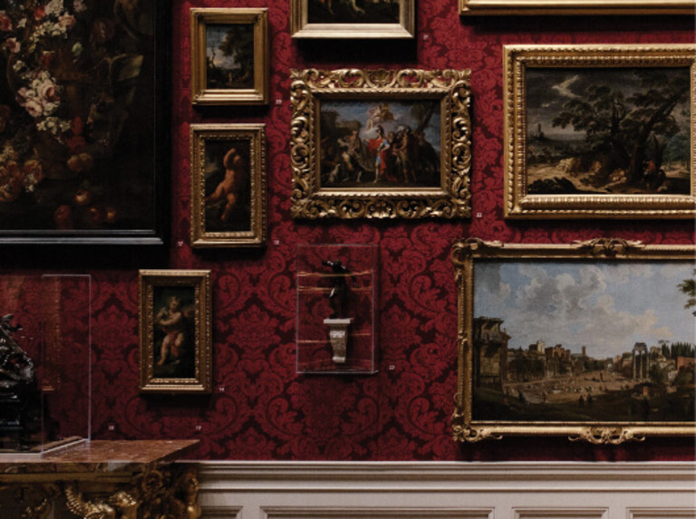 Kaufman house interior gallery wal