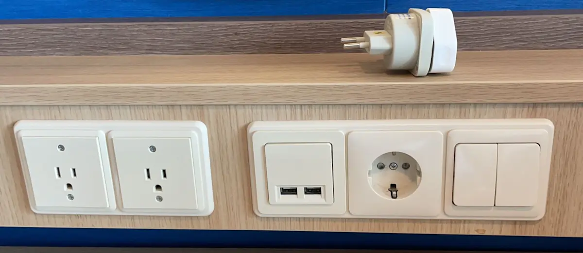 Spectrum of the Seas - Power Plugs