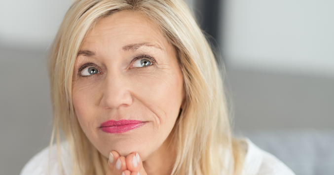 Woman thinking