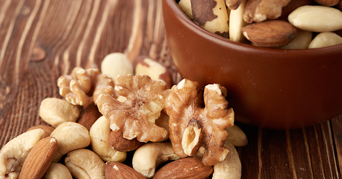 bowl of mixed nuts