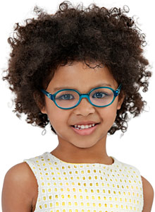 Girl with eyeglasses