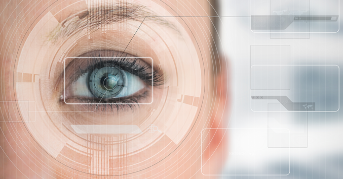 woman's eye