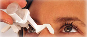 DROPin eye drop assist device