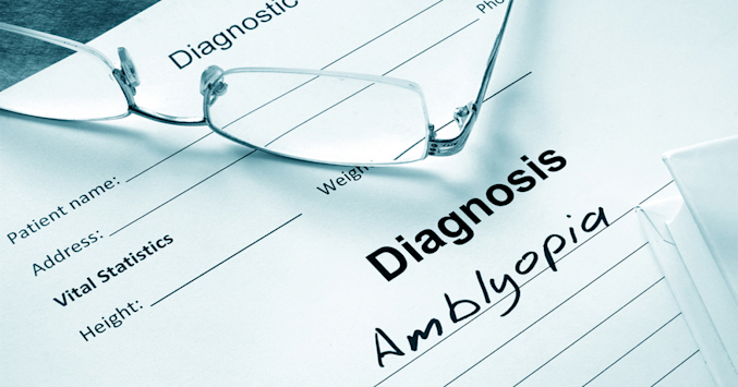 a diagnosis of amblyopia