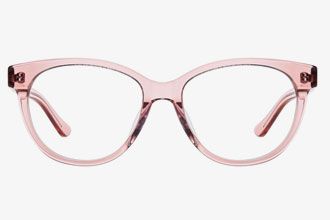 Pink Transparent Eyeglass Frames