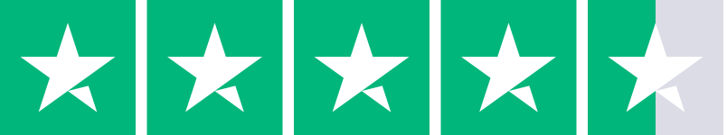 TrustPilot rating 4.5