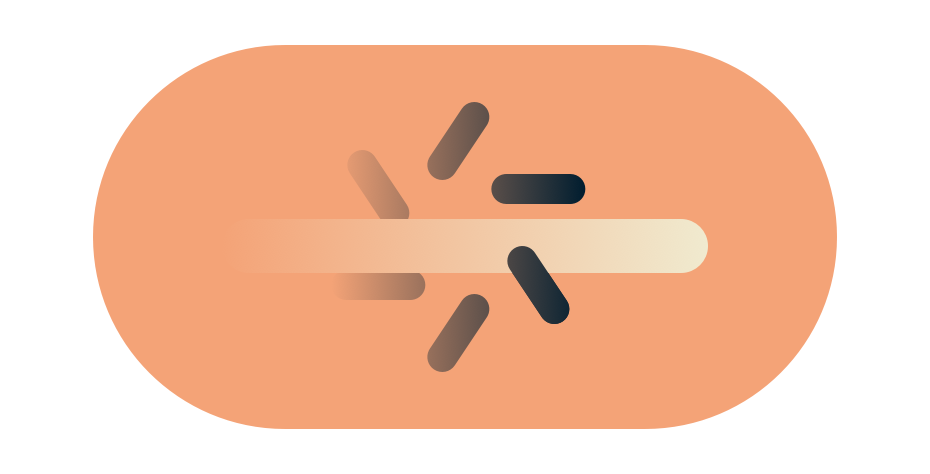 Wischgeste durch das Puffersymbol, um zu verdeutlichen, dass die Internetverbindung nicht gedrosselt wird.