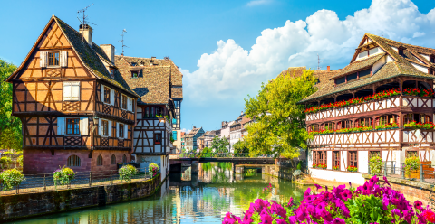 De stad Strasbourg.