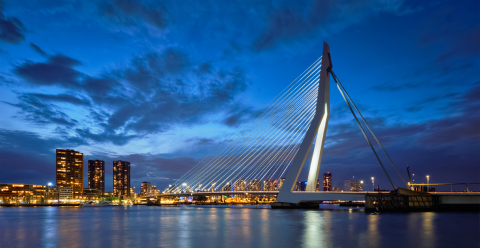 The city of Rotterdam.