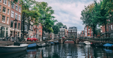 La città di Amsterdam.