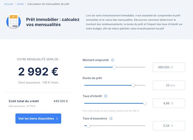 calculateur de mensualités gratuit en ligne calculateur de mensualités gratuit en ligne