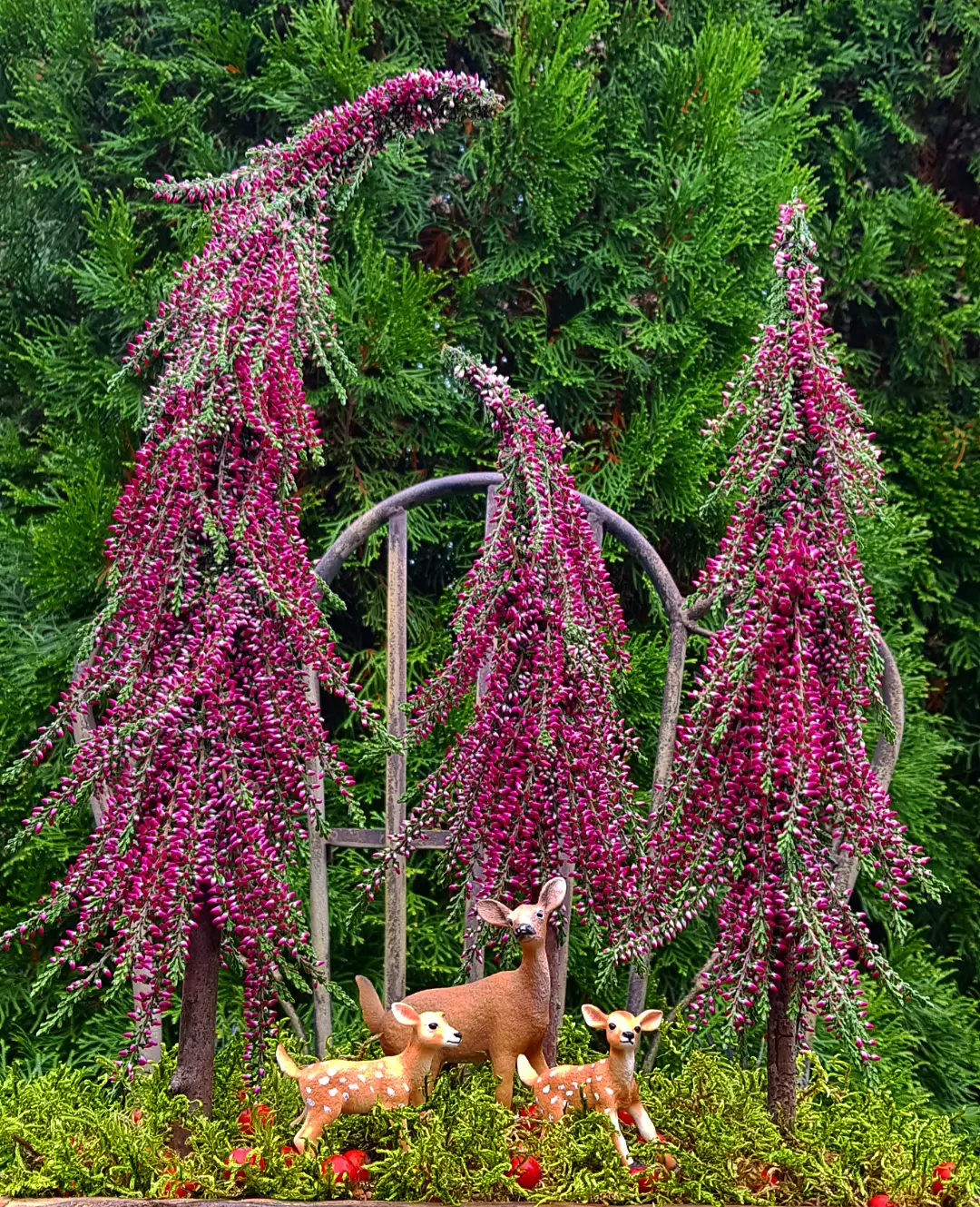 Heather mini trees