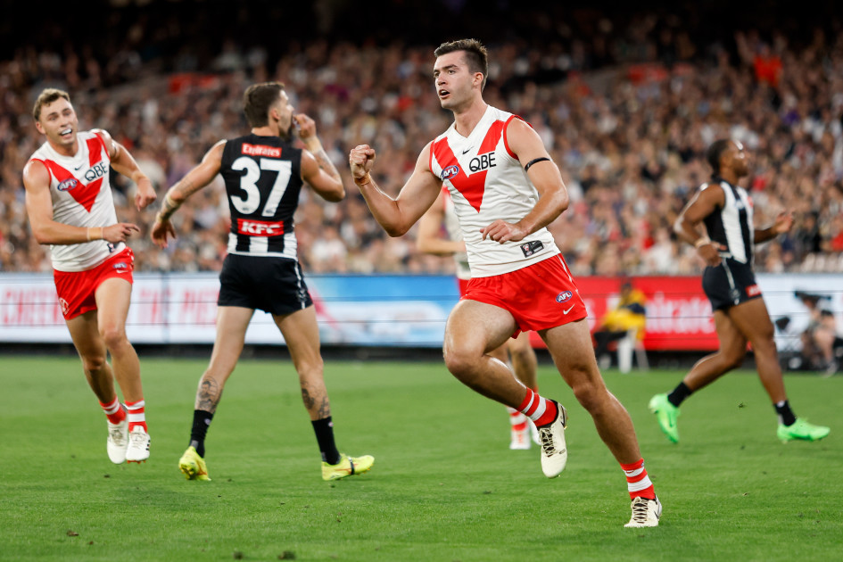 Swans great Healy responds to reports that Pies are targeting Logan McDonald