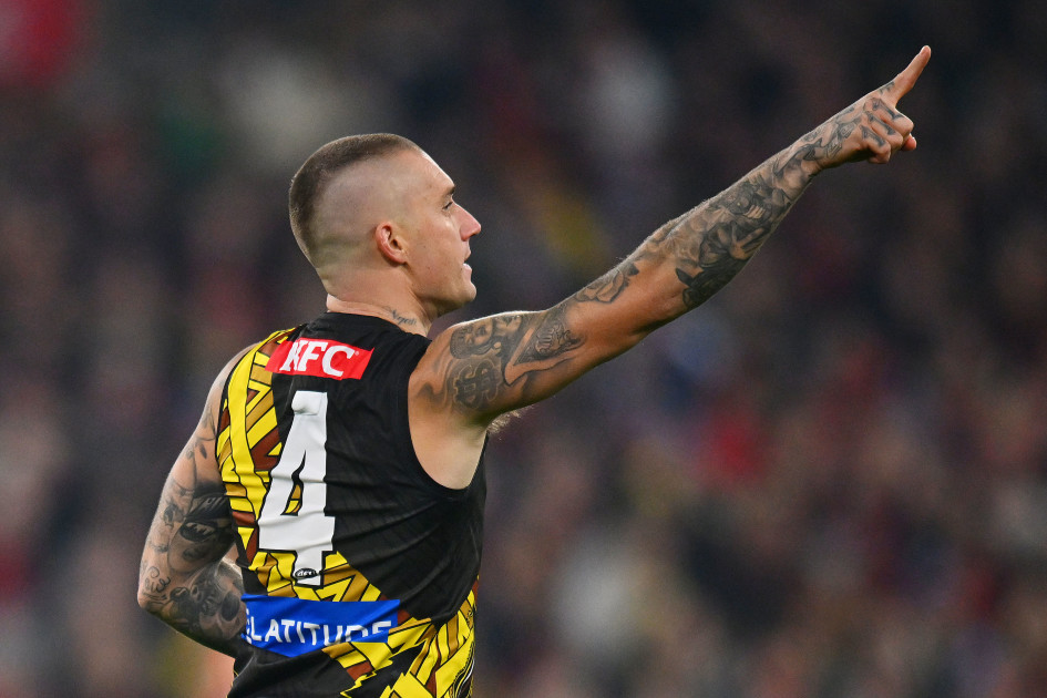 The “last hope” remaining for a Dustin Martin 300th game interview