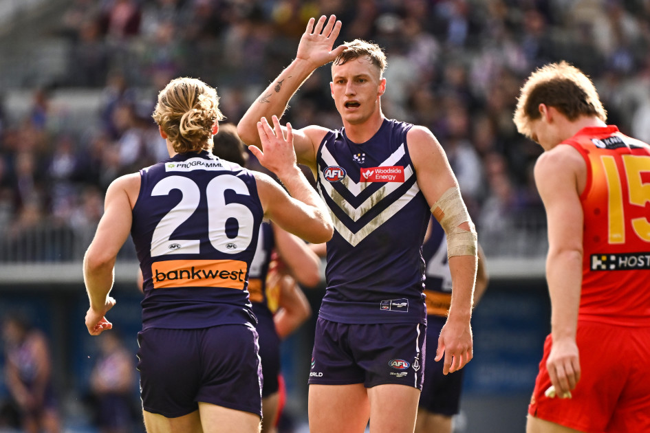 “The alpha male”: Brereton excited about what young Freo forward could become