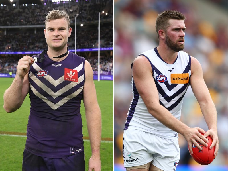 Player agent shuts down reports of star Fremantle duo looking for trades to Victorian clubs