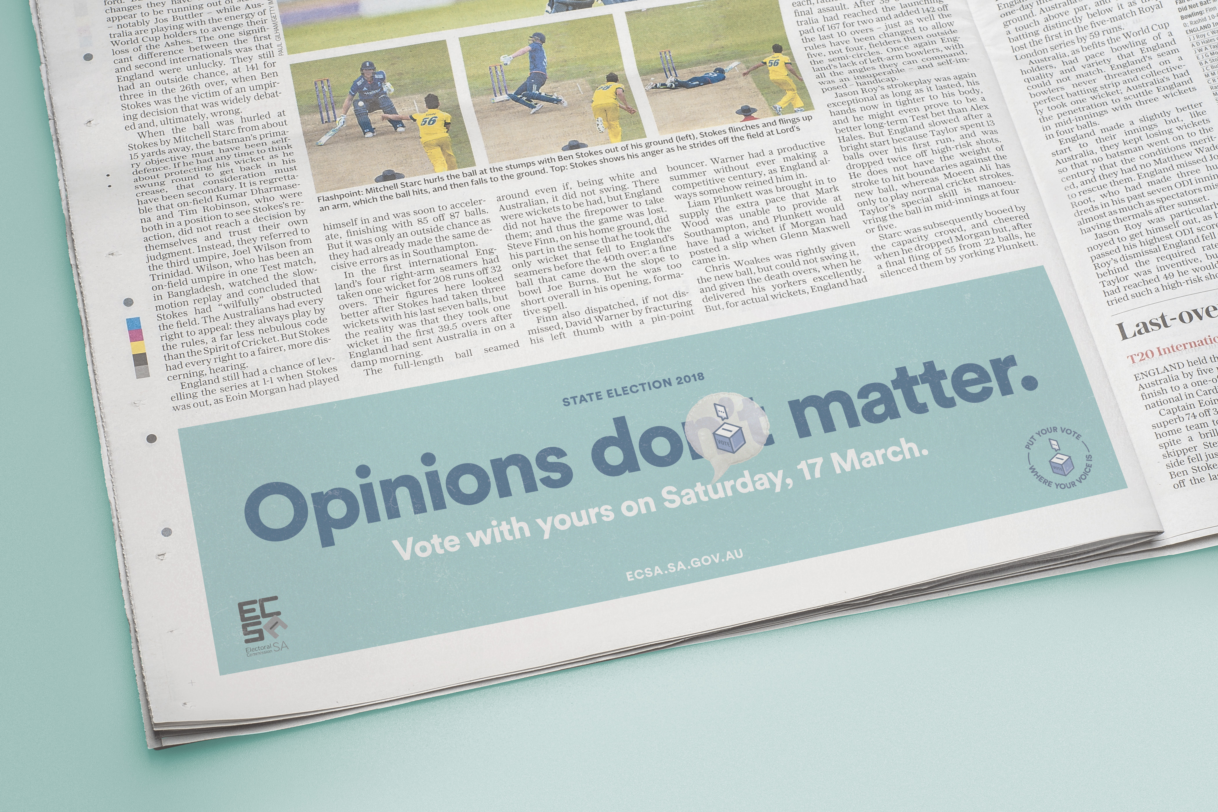 ECSA - Press ad