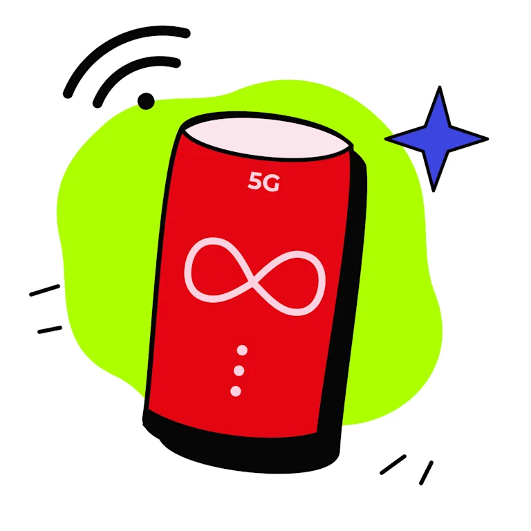 Fri data med HALLO 5G-Internet