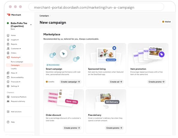 Mx - Merchant Portal - How to Navigate the Marketing Tab in Merchant Portal - 3