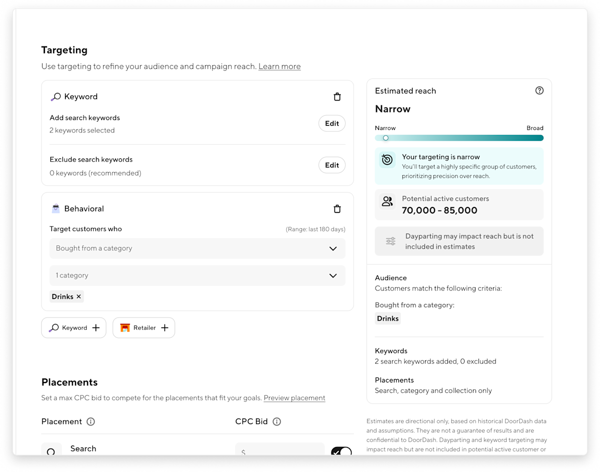 Ads- CPG - Targeting stacking