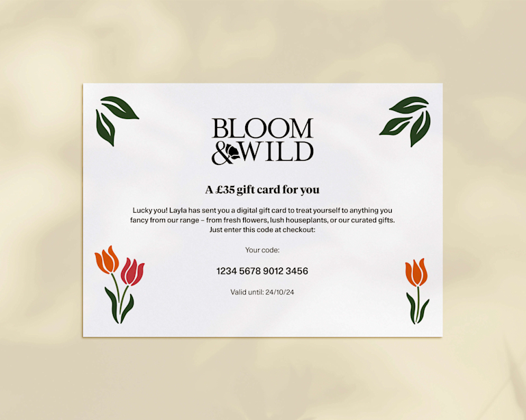 Digital gift card