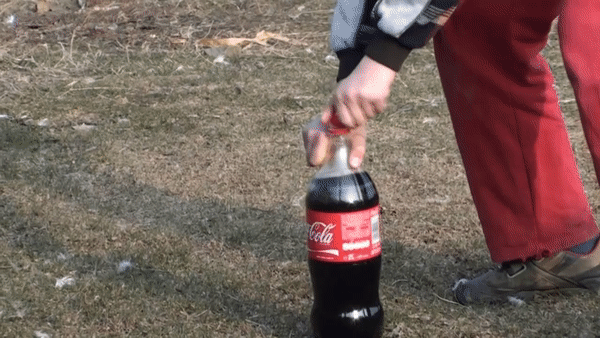 Mentos and Coke