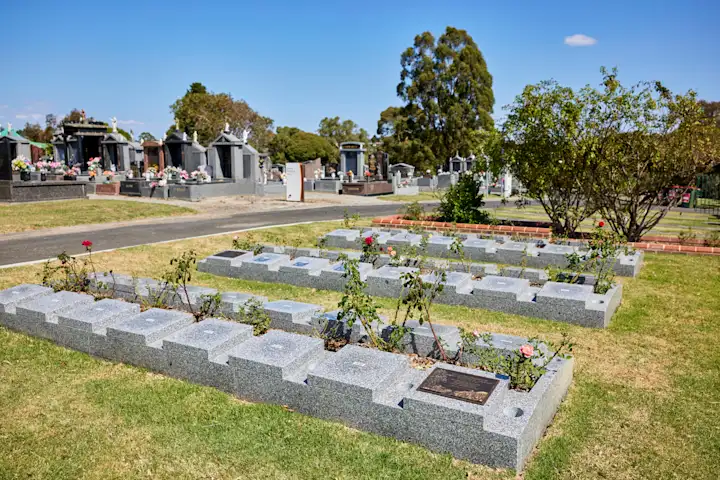 Lilydale Lawn Cemetery - memorial garden positions