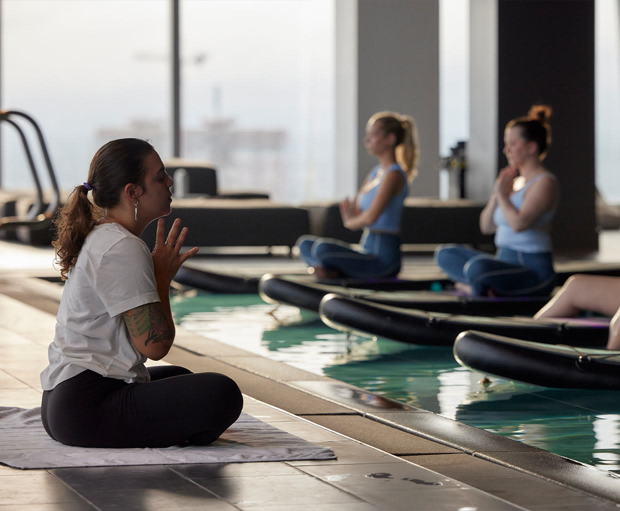 We Tried It: Floating Yoga