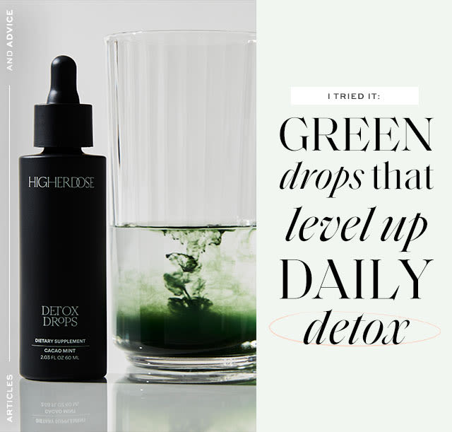 Green Drops That Level-Up Daily Detox