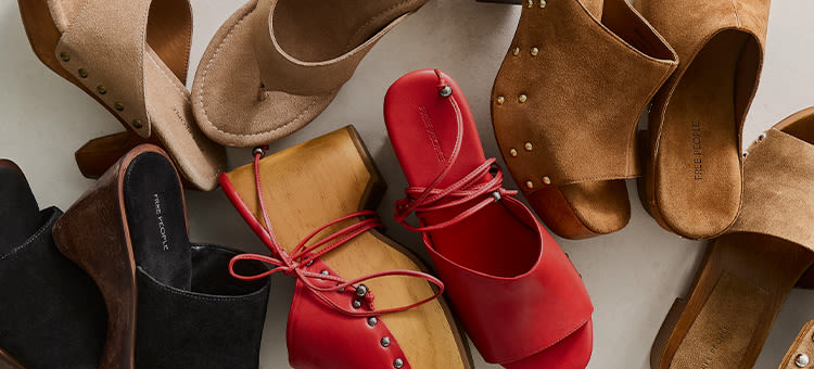Clogs + Wooden Soles