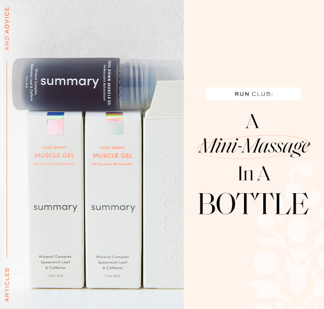 Run Club: A Mini-Massage In A Bottle Roll on, relax, recover.