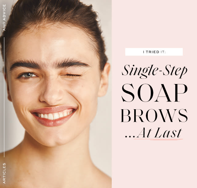 I Tried It: Single-Step Soap Brows, At Last For the makeup minimalist, Paintlab’s Browsculpt Soap delivers maximum results...