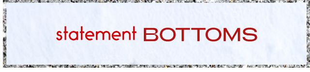 Statement Workout Bottoms