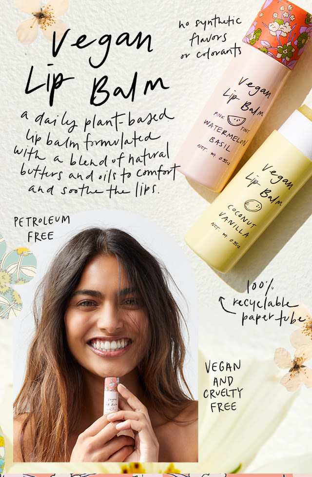 Shop Vegan Lip Balm