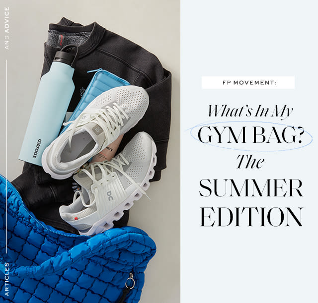 FP Movement: What’s in My Gym Bag? The Summer Edition A Tote-al List of Workout Necessities