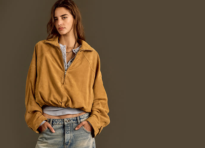 Shop FP Jackets: Suede