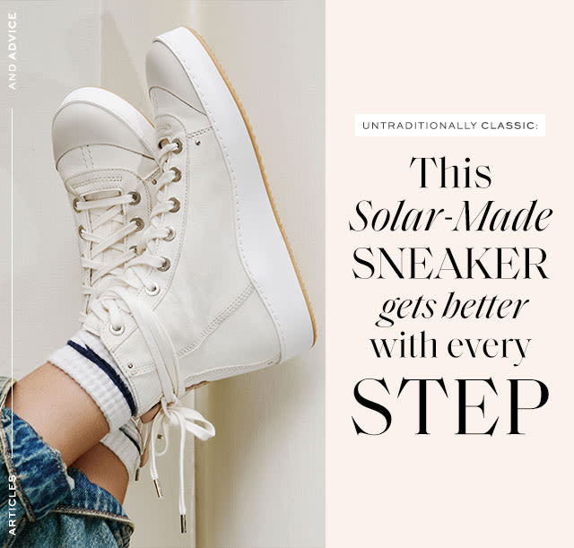 This Solar-Made Sneaker Gets Better with Every Step