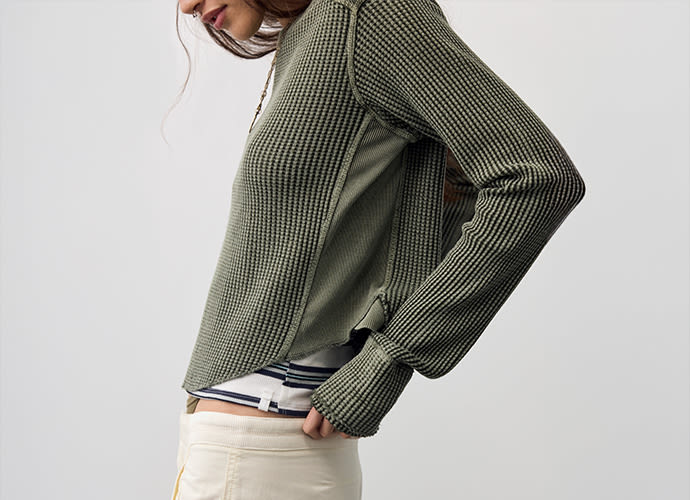 Shop FP Tops: Thermals + Henleys