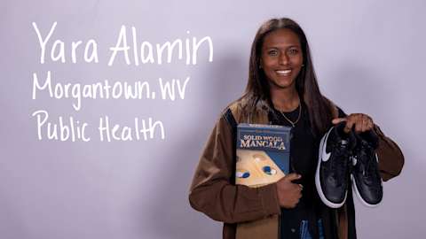 Yara Alamin, a public health major from Morgantown, WV.