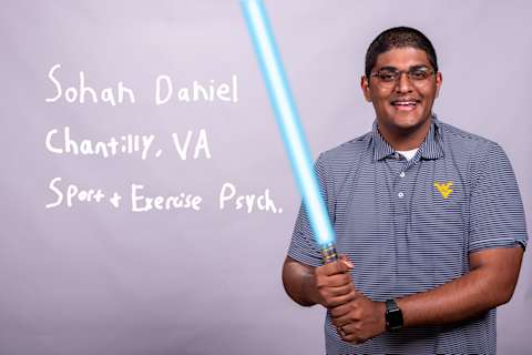 Sohan Daniel, a Sport and Exercise Psychology major from Chantilly, Virginia.