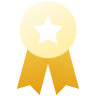Ribbon with a star on it