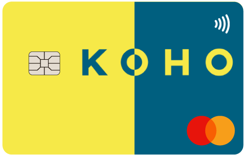 KOHO Prepaid Mastercard® credit card