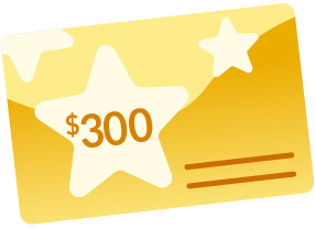 300 dollar giftcard