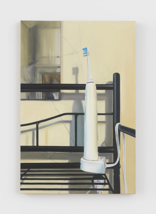 Cait Porter
Toothbrush, 2024
Oil on linen
27 x 18 inches
68.6 x 45.7 cm