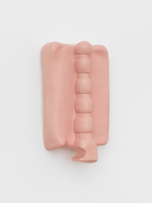 Ellie Krakow
Body Geometry (Pink Whole with Hook), 2021
Glazed ceramic
17 x 10 x 5.5 inches (43.2 x 25.4 x 14 cm)
(Inventory #EKW112)